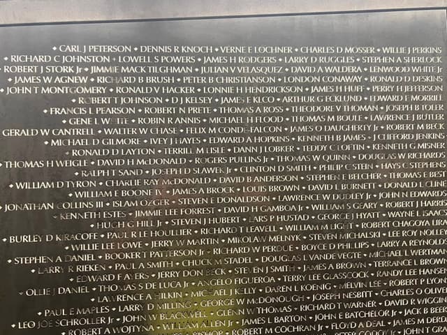 A panel dense with names, column after column